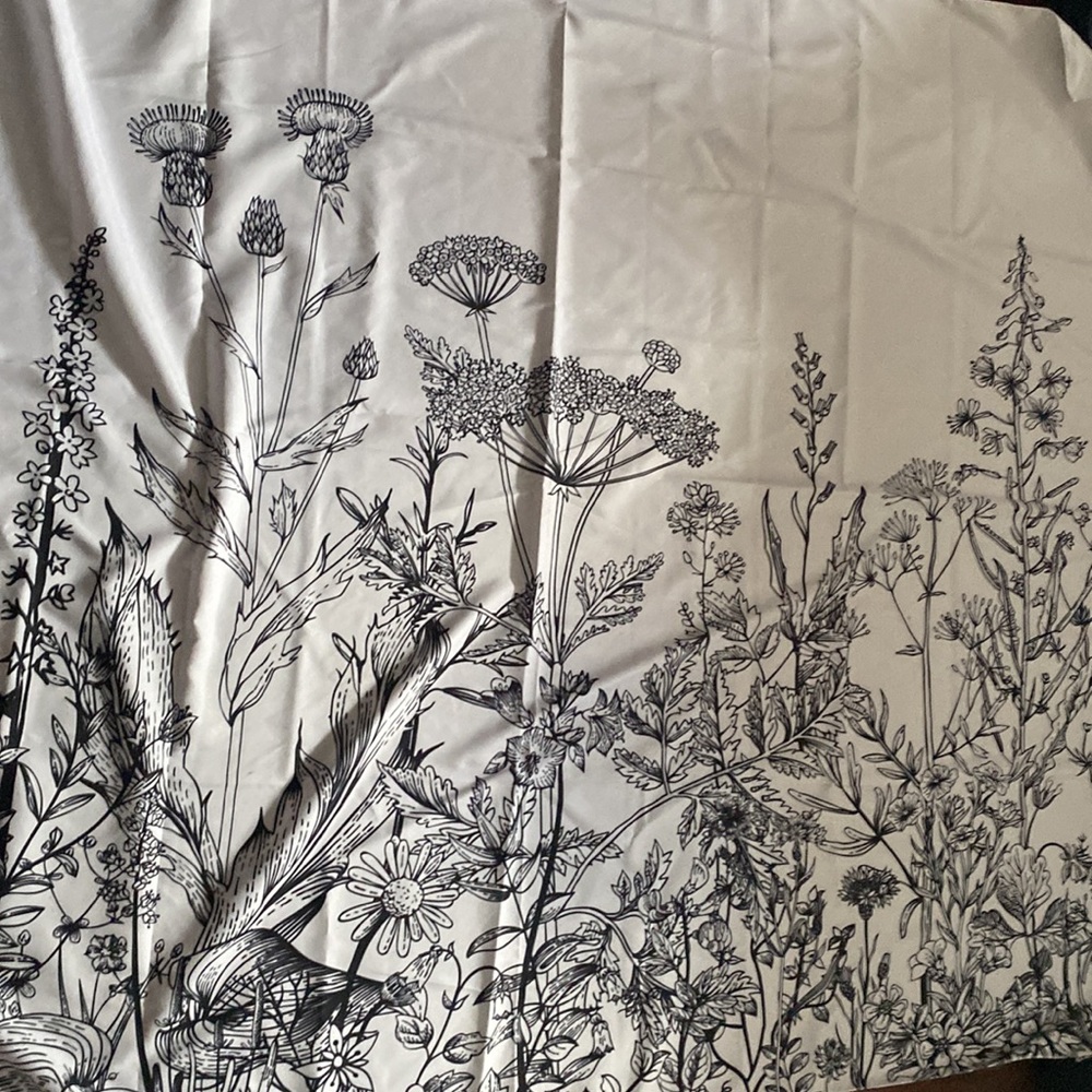 Black And White Tapestry